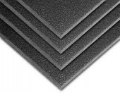 Лист Kydex V (США)  300х300*2,04 мм, Calcutta Black 