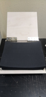 Пресс для формовки KYDEX 300*290 мм + 2 листа термопоролона 245*295 мм